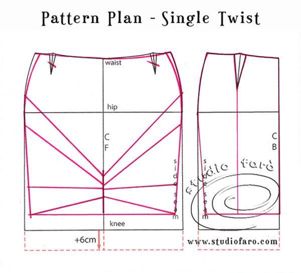 Studio Faro | Two Twist Skirt Patterns