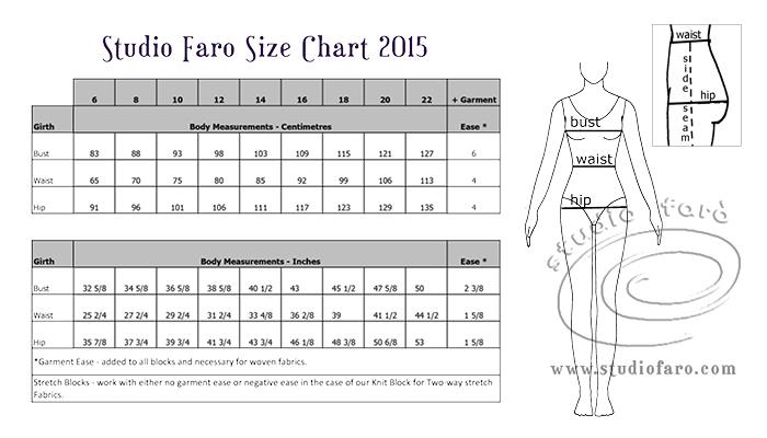 How to Measure - Based on standardized designer size charts