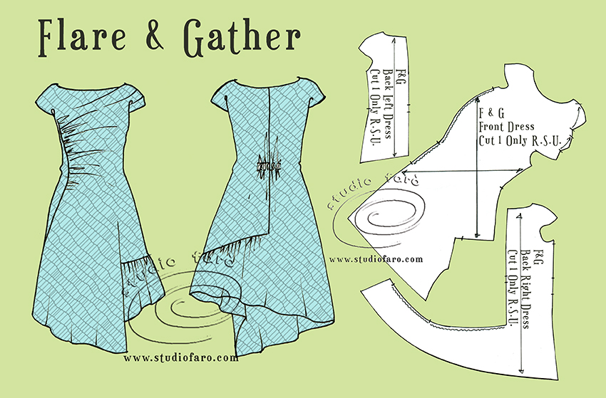 Studio Faro | Sampling the Flare and Gather Dress