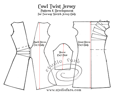 Studio Faro | Pattern Fundamentals - Cowl Twist Jersey