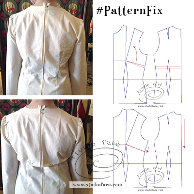 Studio Faro | Pattern Fix - Back Dress too Long