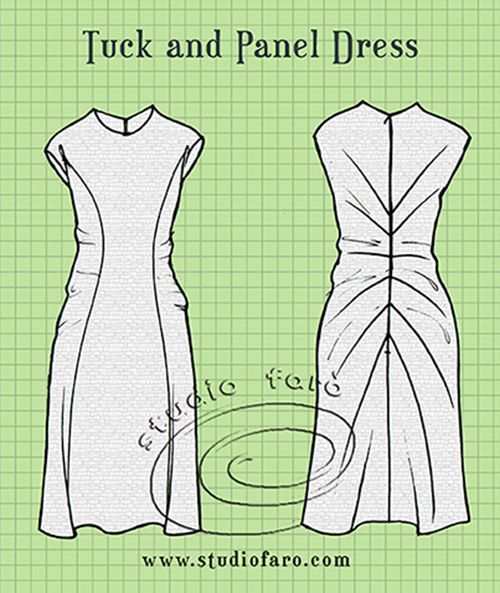 Studio Faro | Tuck and Panel Dress
