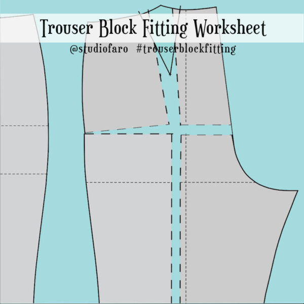 The solution for fitting your trouser block.